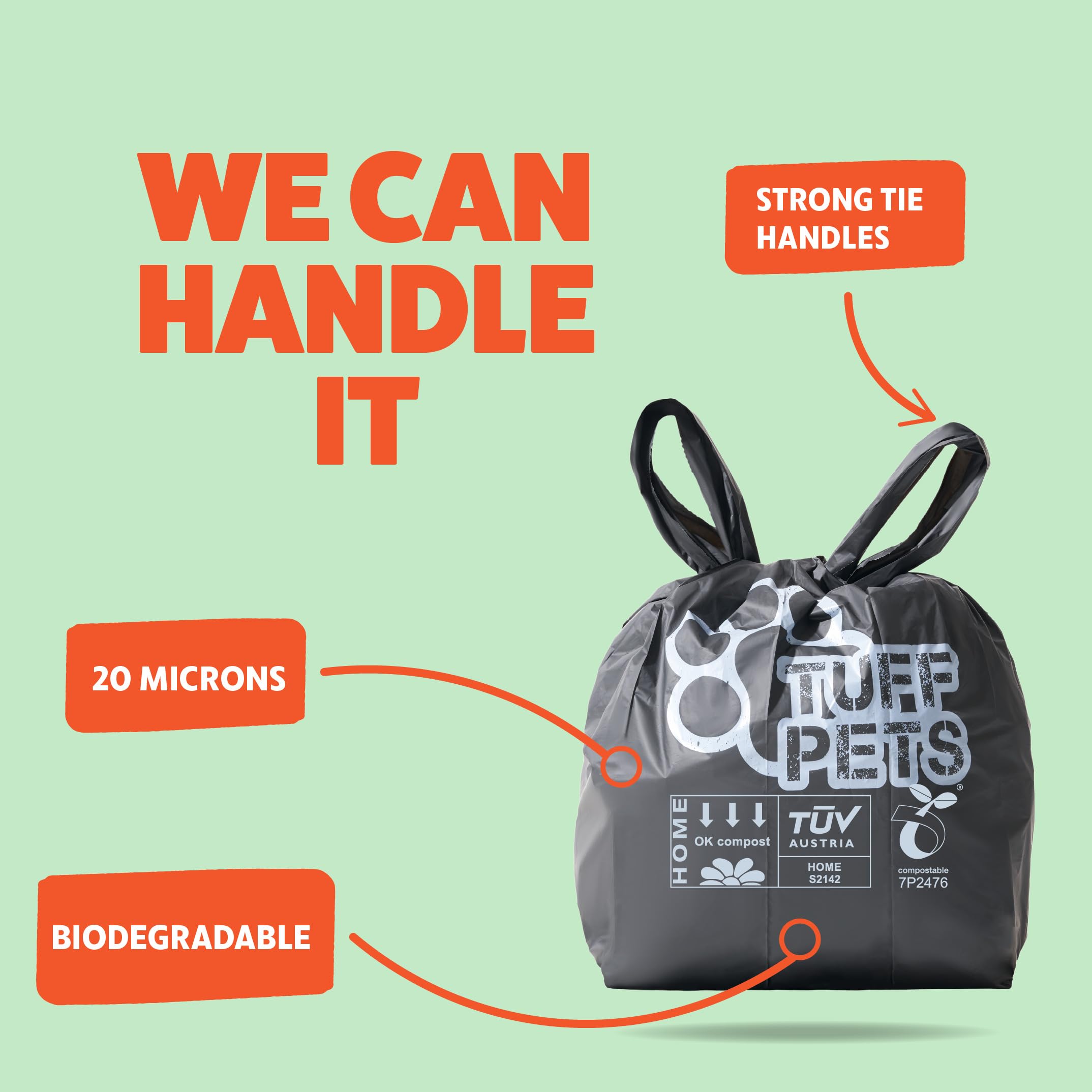 Asas ergonómicas de las bolsas para un manejo cómodo.