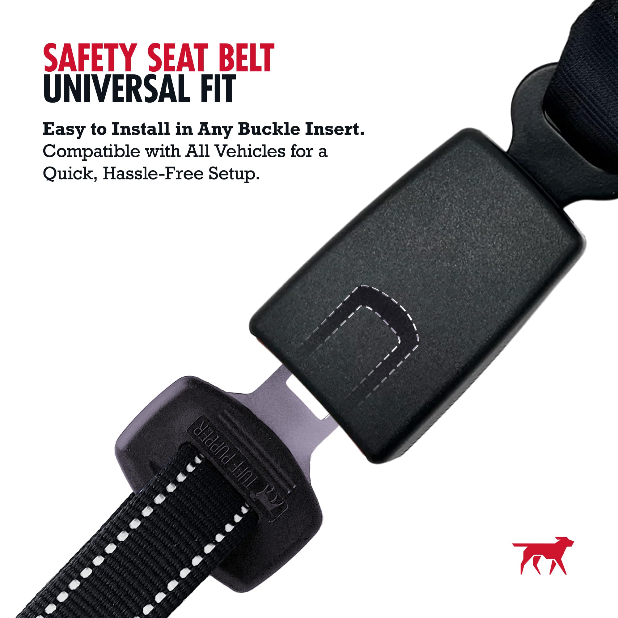 Tuff Pupper Longitud ajustable de 15 a 24 pulgadas para perros de todos los tamaños