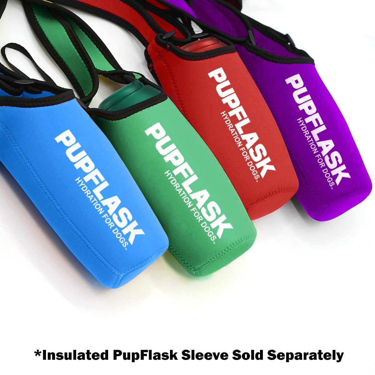 PupFlask ideal para hidratación en marcha durante caminatas.