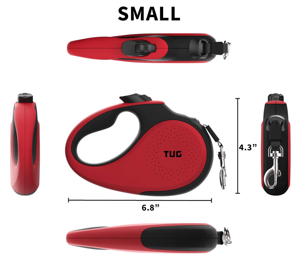 TUG mango ergonómico anti-deslizante para mayor comodidad durante caminatas.