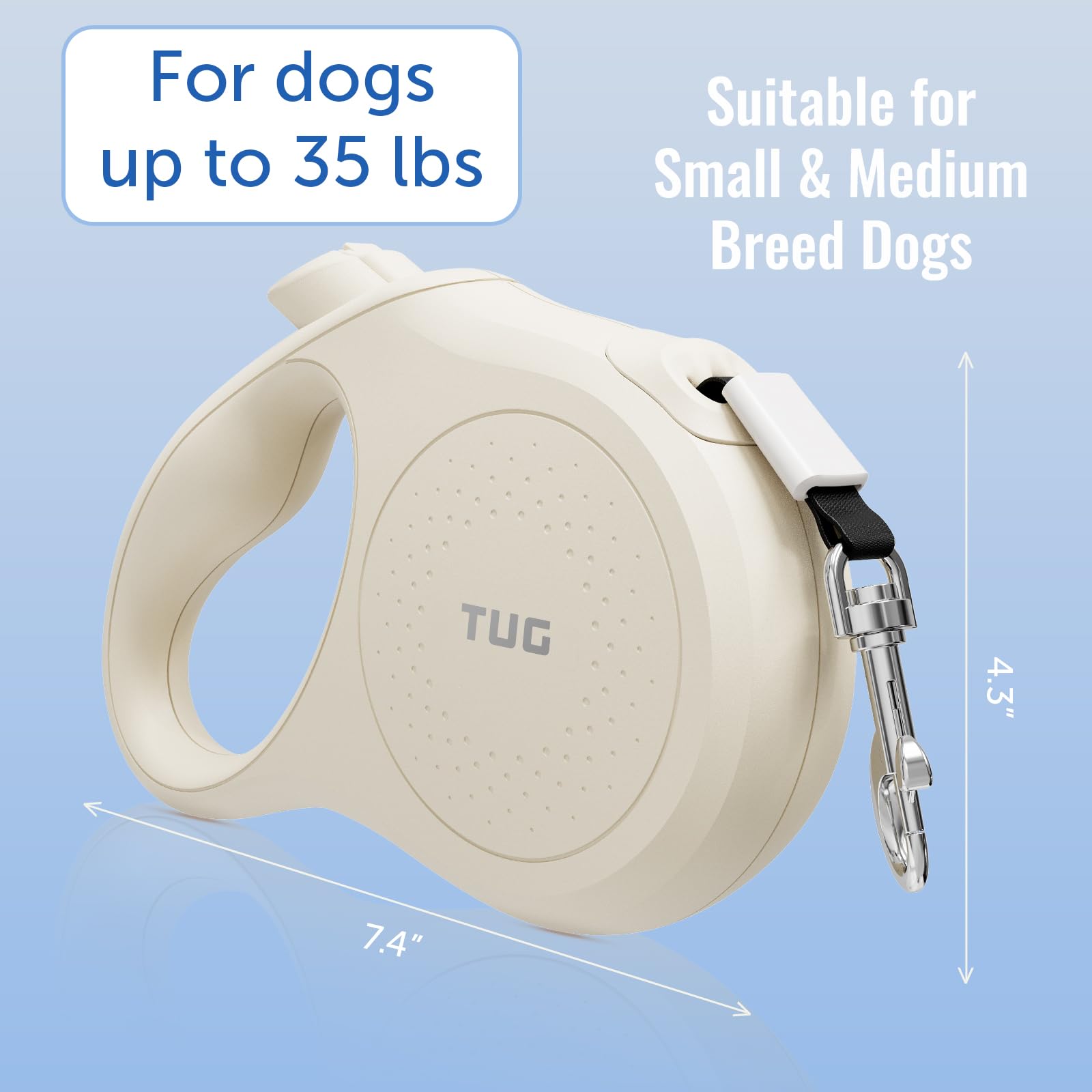 Tug Quest: diseño para perros pequeños y medianos con balance de fuerza.