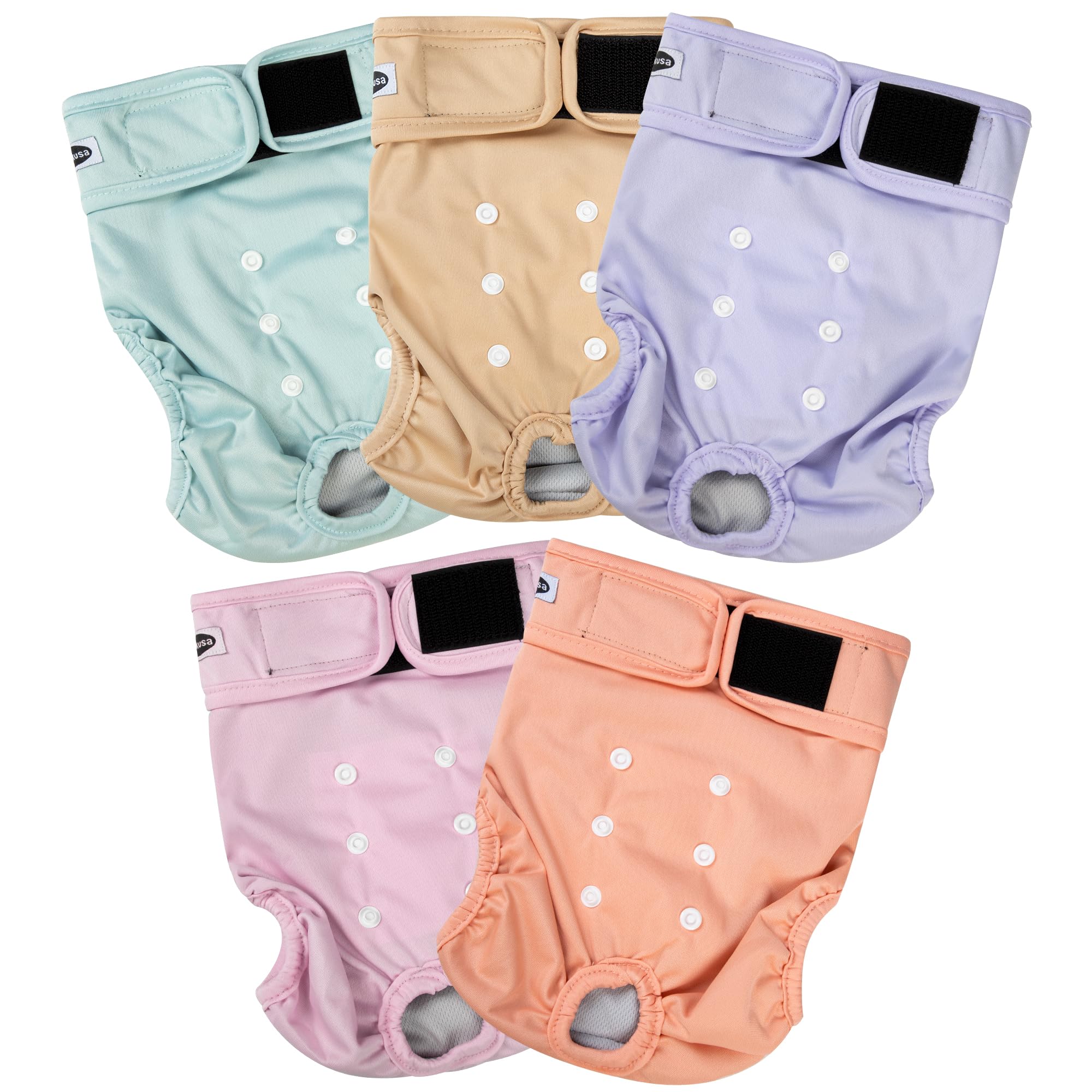 Tuiskusa pañales femeninos para perros: protección interior y exterior confiable