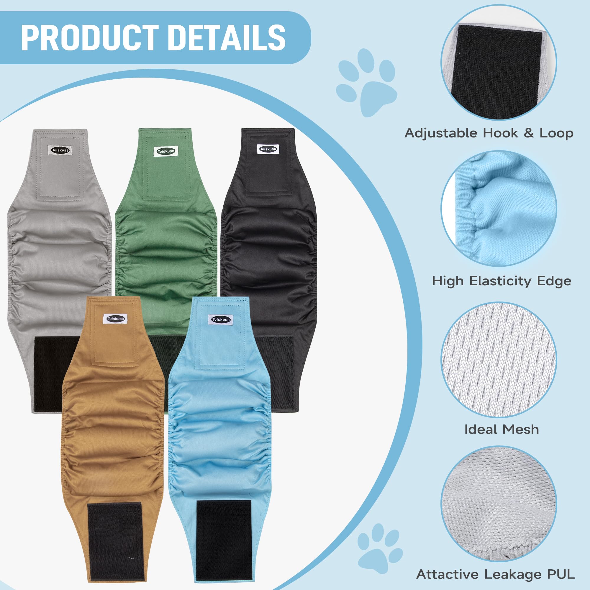 Tuiskusa tallas múltiples aseguran ajuste perfecto para perros de distintos tamaños.