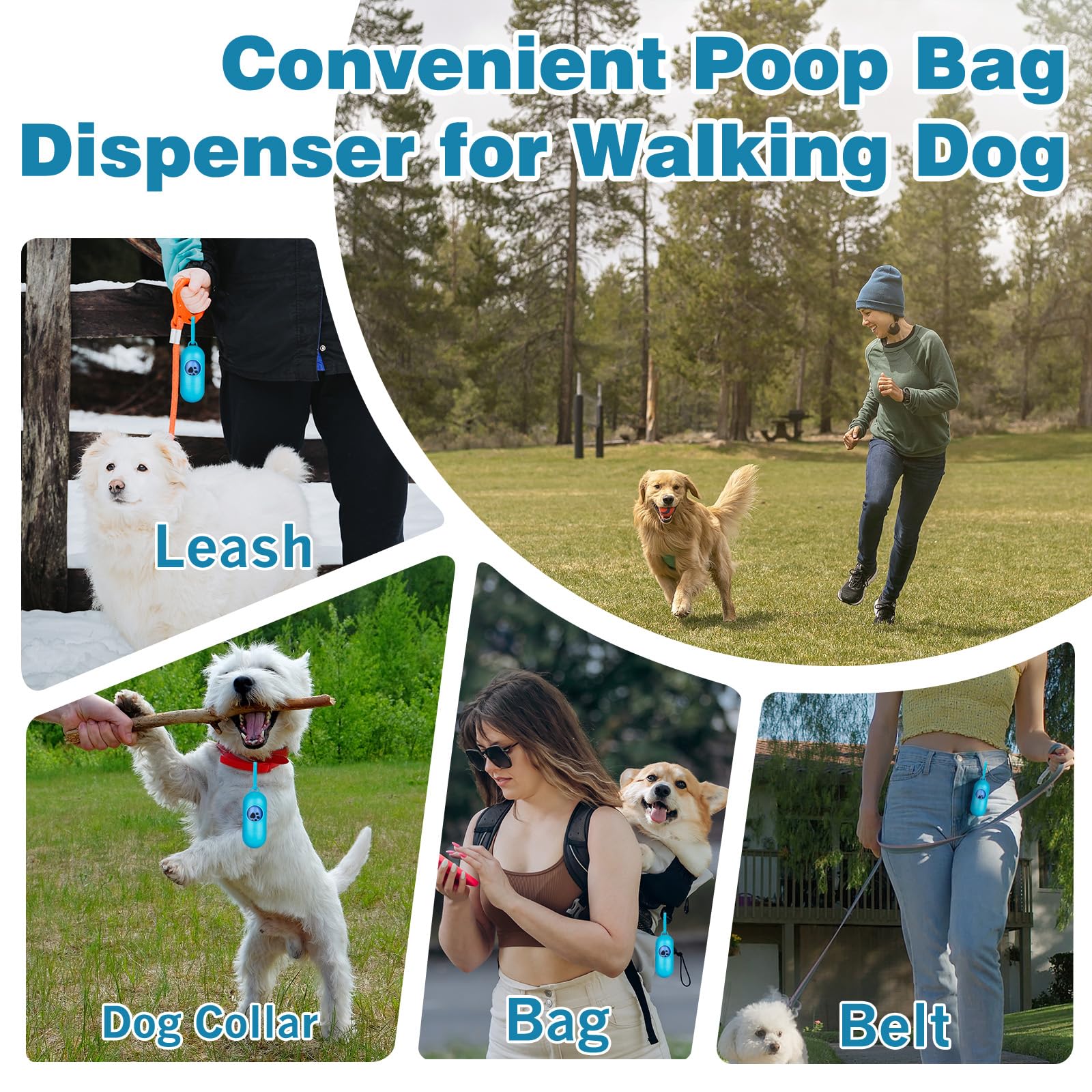 TVOOD bolsas resistentes para exteriores: material duradero que evita fugas.