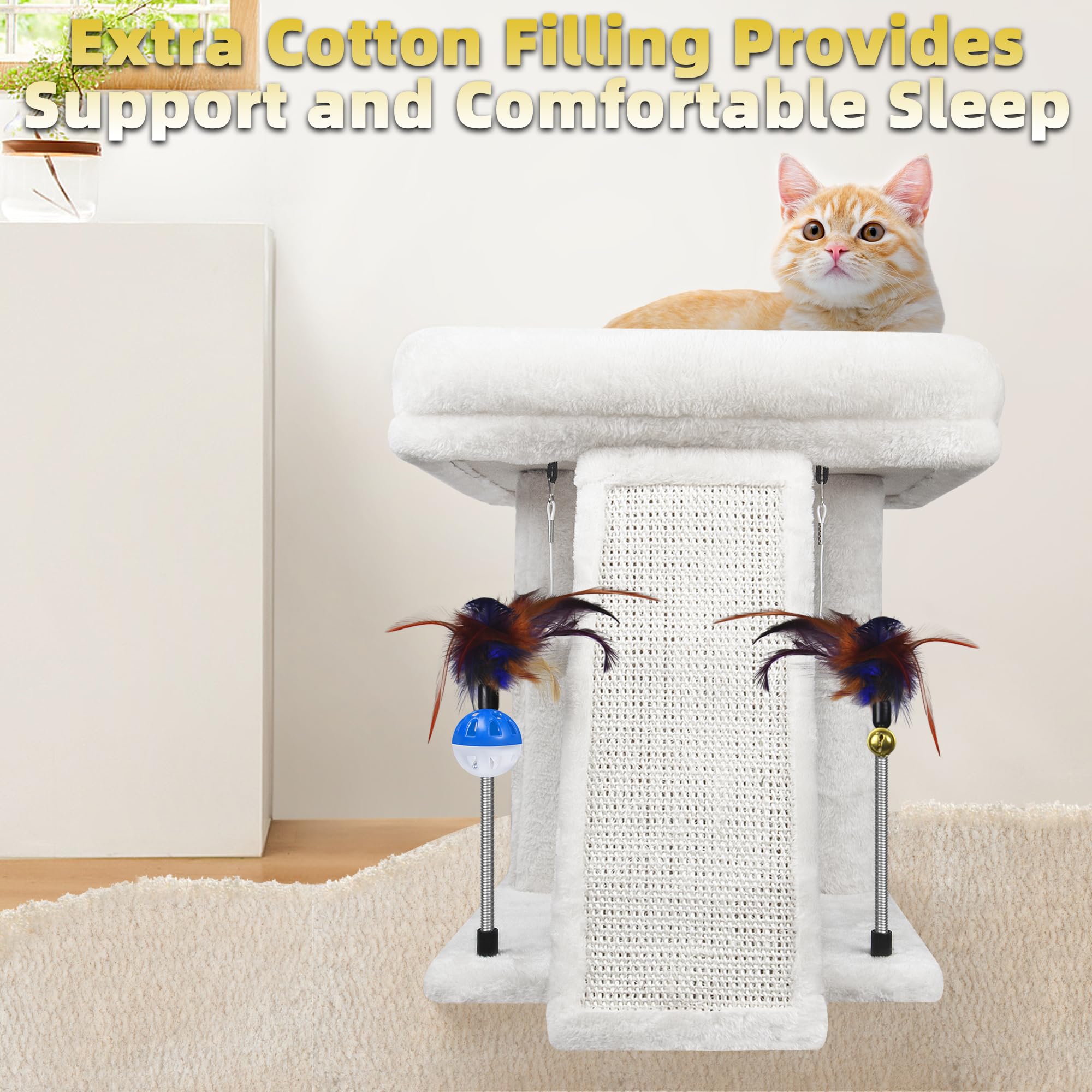 TWDEPART estructura duradera de alta calidad para gatos grandes