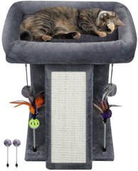 TWDEPART Gato-Arbol Rascador Sisal: ideal para afilar uñas y proteger muebles