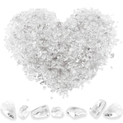 Twdrer: piedras-de-cristal-blancas-troceadas para acuario y decoración de plantas