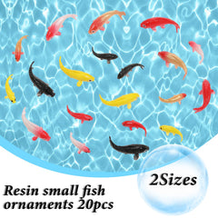 Tweruna mini koi en varios colores para paisajes acuáticos