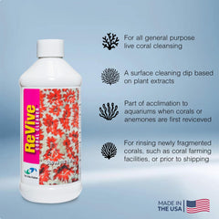 Two Little Fishies ATLRC4 Revive Coral Cleaner, ingredientes vegetales que apoyan la limpieza superficial