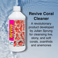 Two Little Fishies ATLRC4 Revive Coral Cleaner durante inmersión, proceso seguro para corales