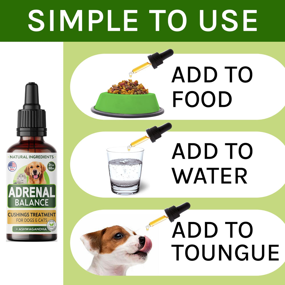 TwoFurFinds Adrenal Balance mezcla para comida húmeda, sabor agradable para mascotas selectivas.