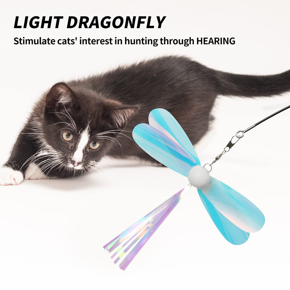 uahpet varita retráctil de 60 pulgadas, juego seguro y activo para tu gato.