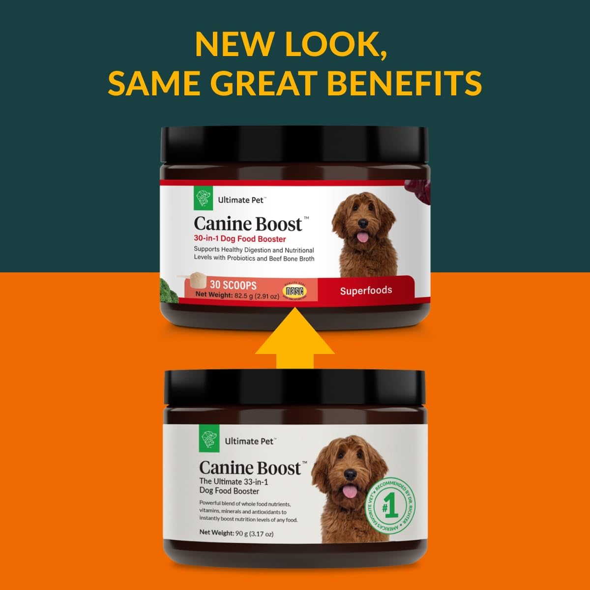 Canine Boost topping para comida de perro, opción conveniente