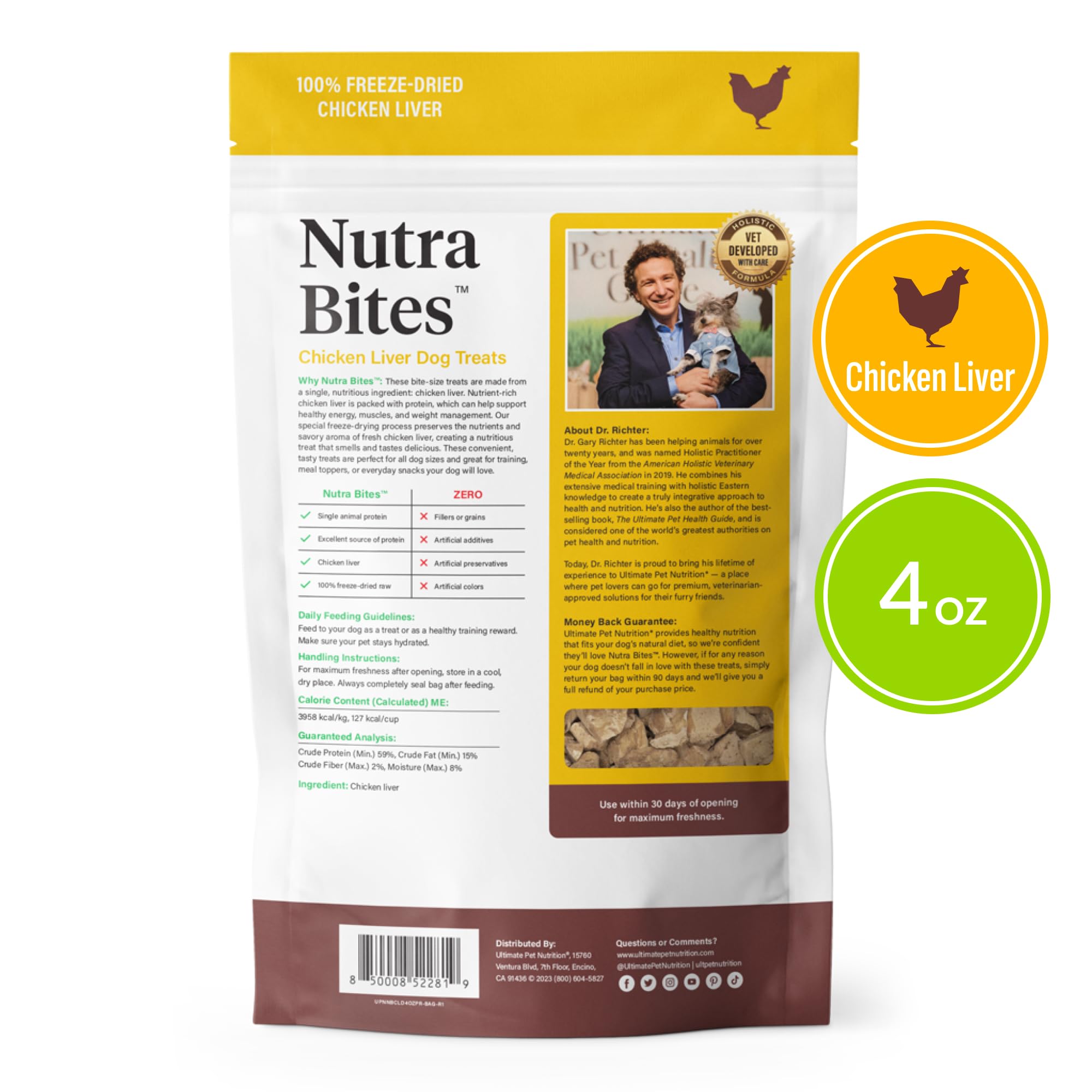 Nutra Bites hígado puro, sin granos ni aditivos