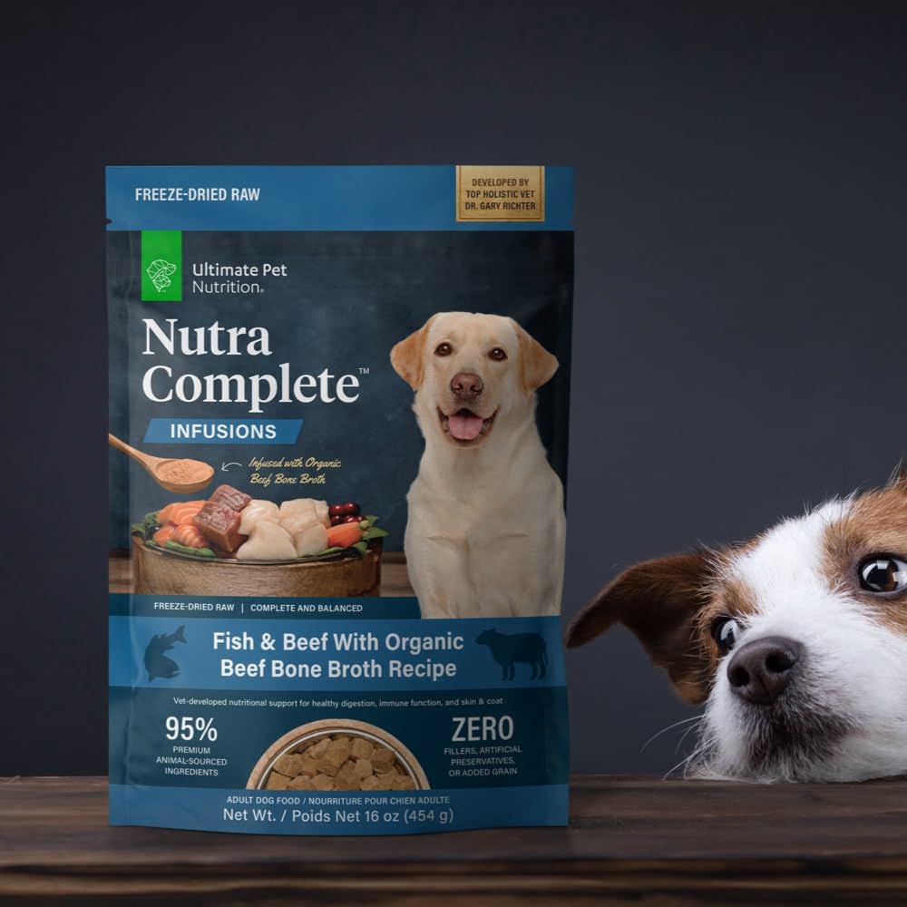 Nutra Complete Infusions: textura liofilizada que agrada al paladar canino.