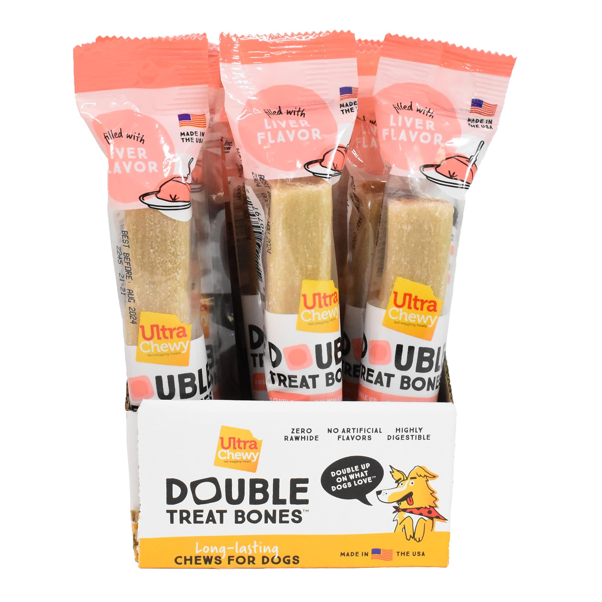 Ultra Chewy hígado: apto para razas grandes y pequeñas.