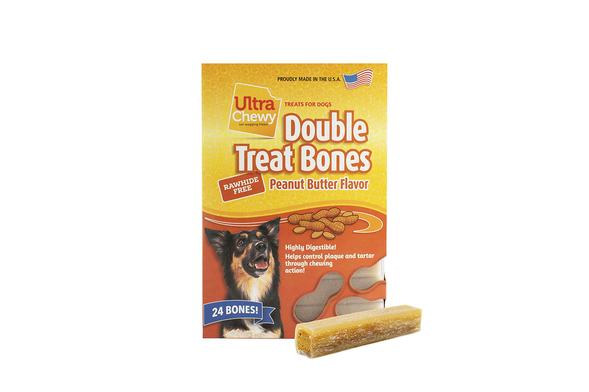 Ultra Chewy hueso doble tratamiento duradero para masticación prolongada