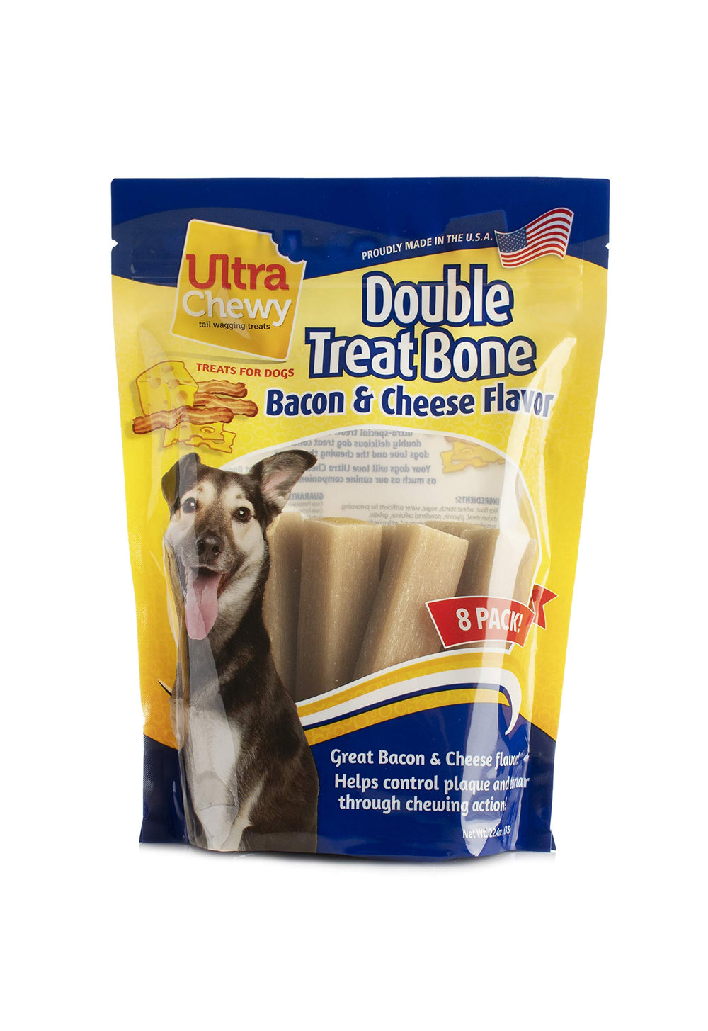 Ultra Chewy sabor tocino y queso encanta a perros