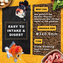 Ultra Fresh Apex hundimiento lento para alimentación controlada.