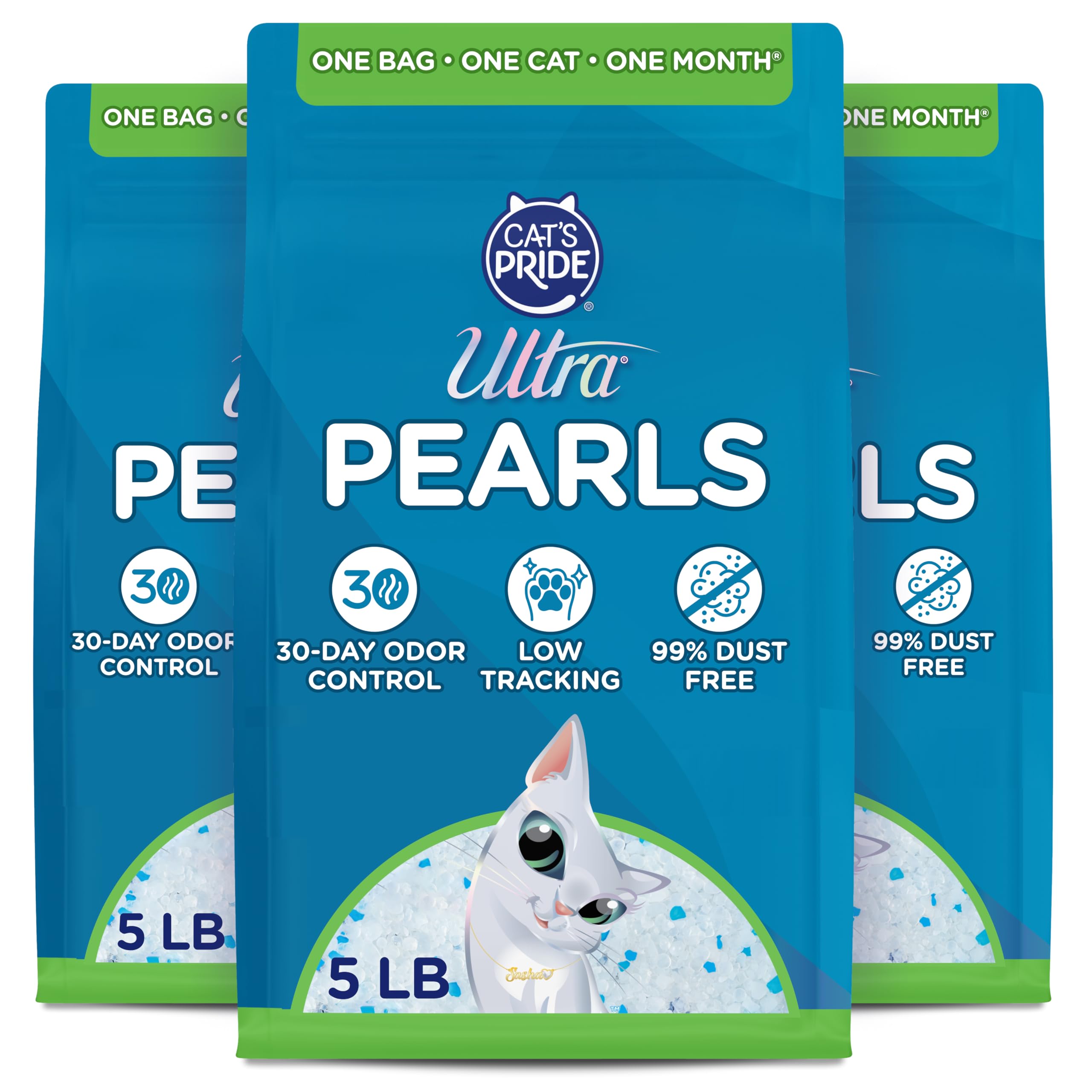 ULTRA Pearls: bolsas de 5 lb abiertas para almacenamiento fácil y uso inmediato