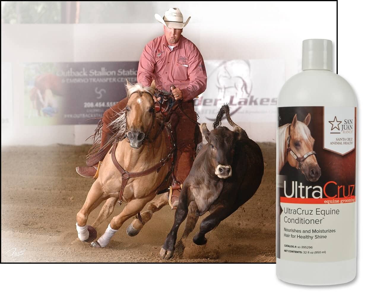 UltraCruz en base de crin y cola para suavidad duradera.