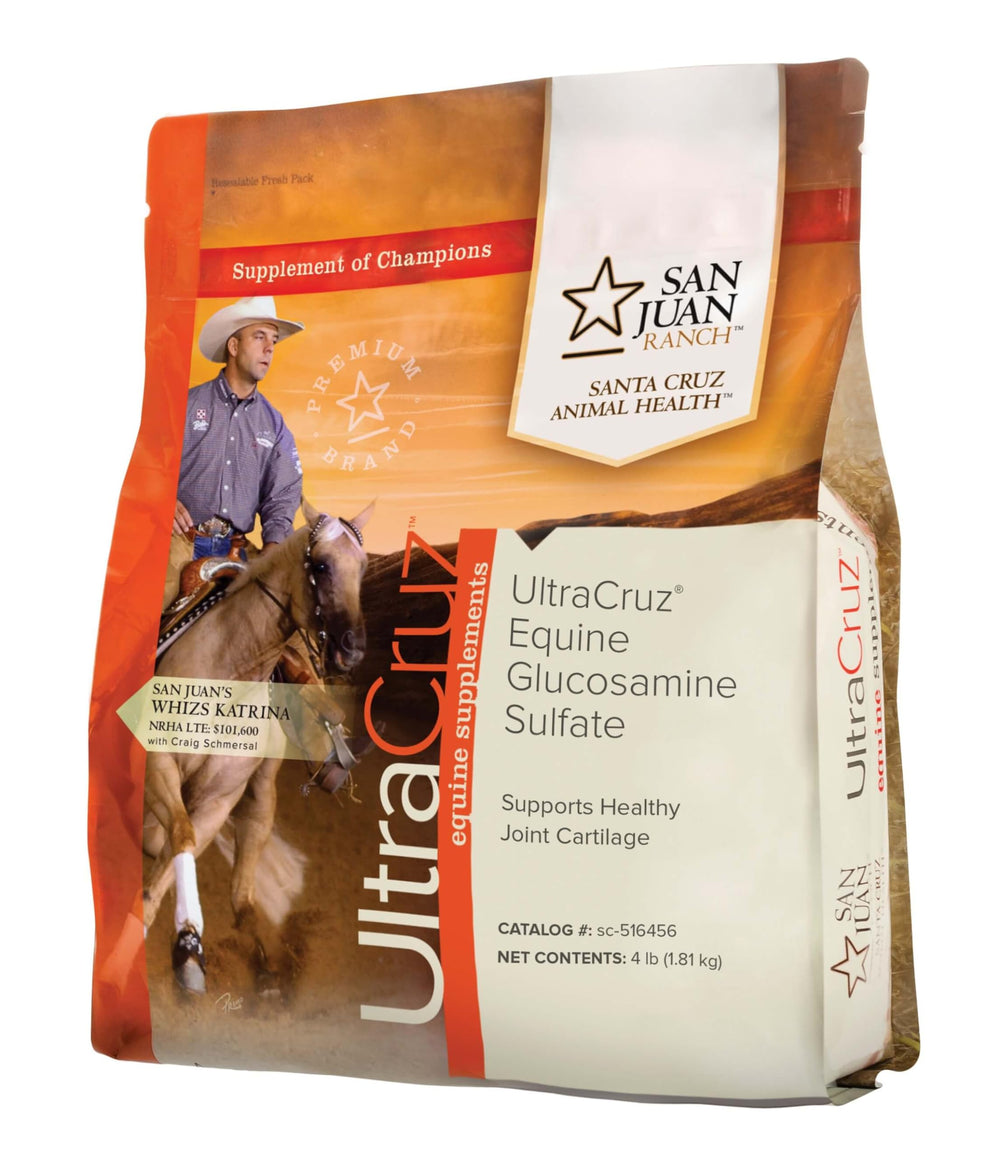 UltraCruz Equine Glucosamina Sulfato: detalle de granulos