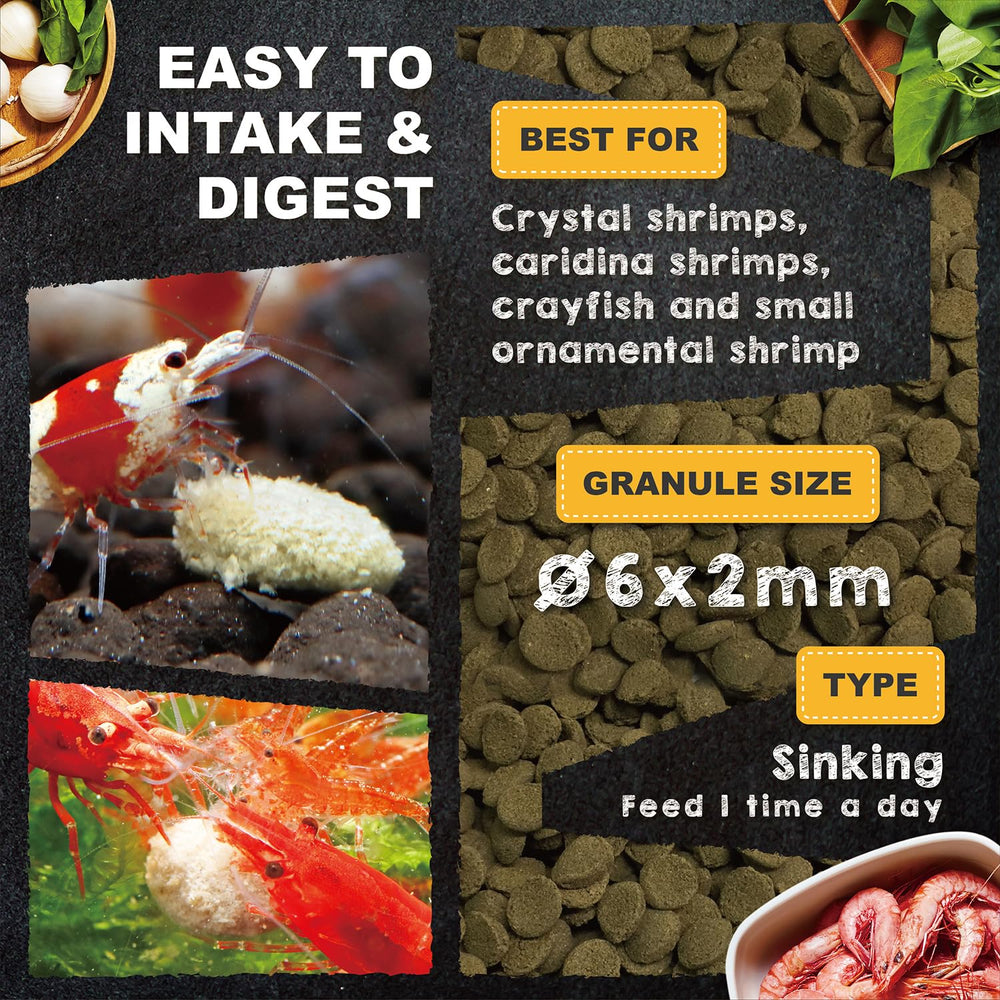 Ultra Fresh Alimento para langostinos, apoyo a la inmunidad con vitaminas y minerales.
