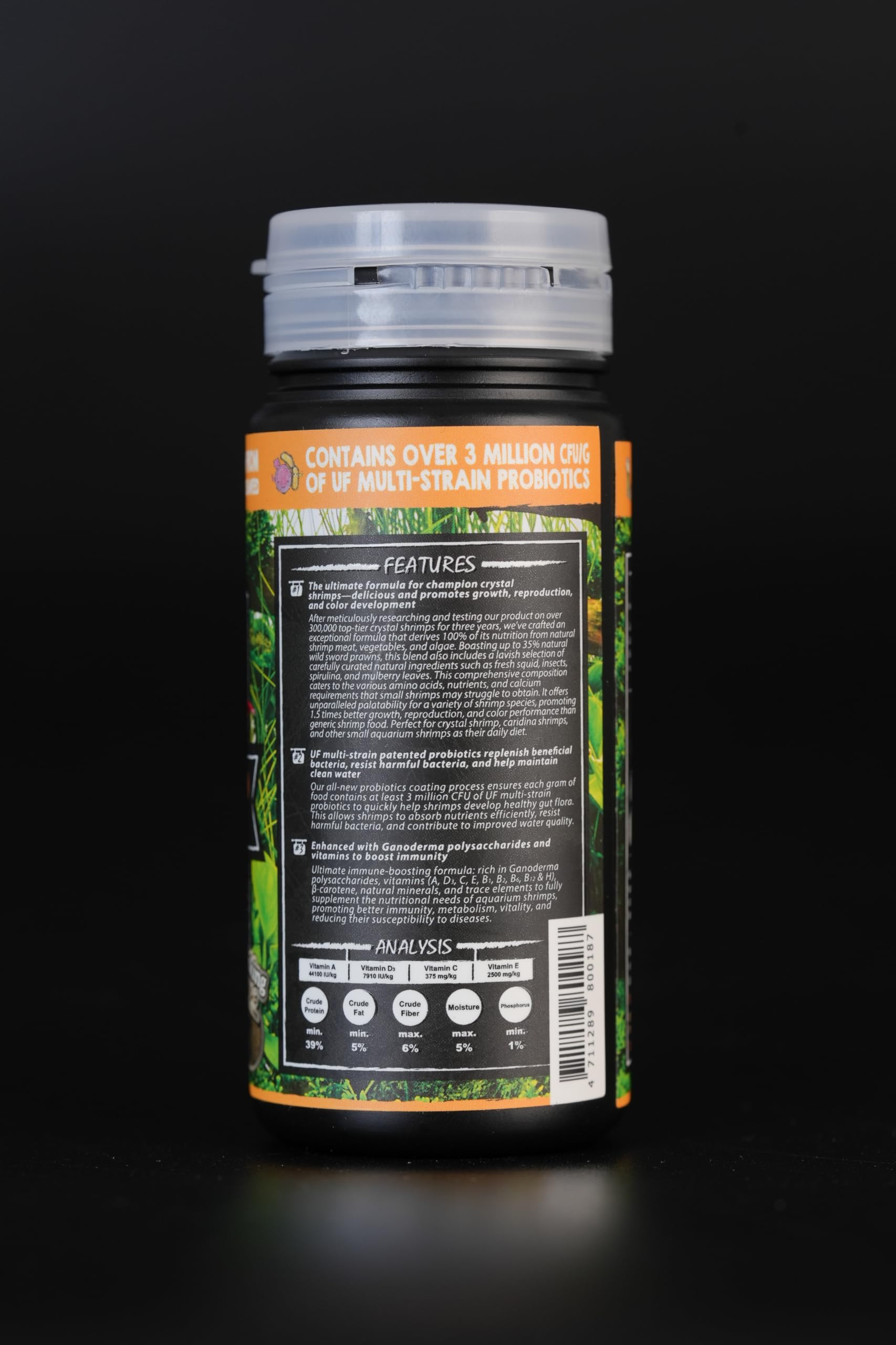 Ultra Fresh Alimento para langostinos, porciones adecuadas para varios ejemplares.