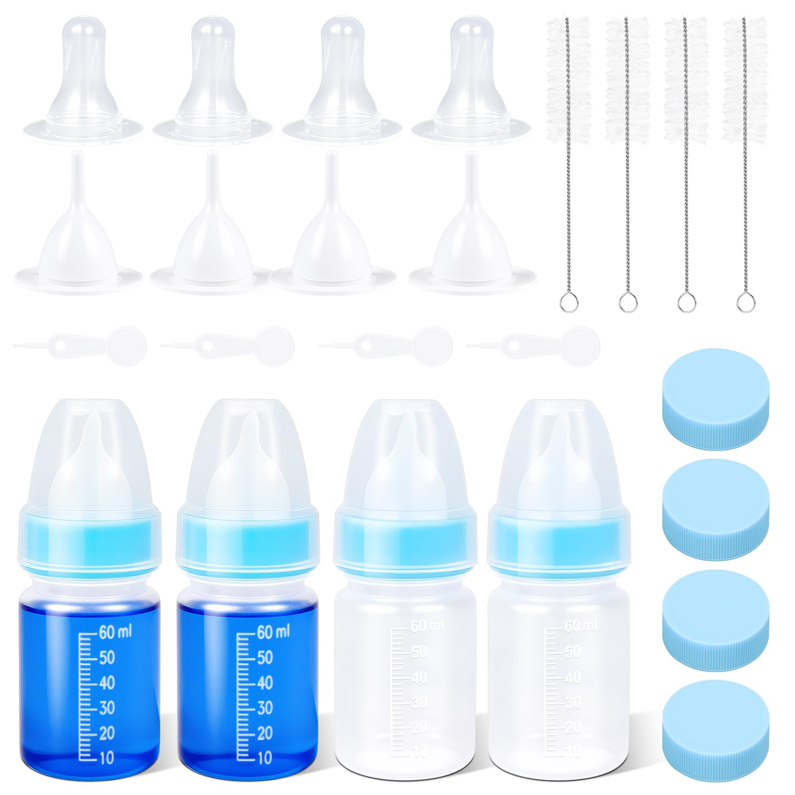 UMETASS biberón 2 onzas con tetina suave, ideal para alimentación suave.