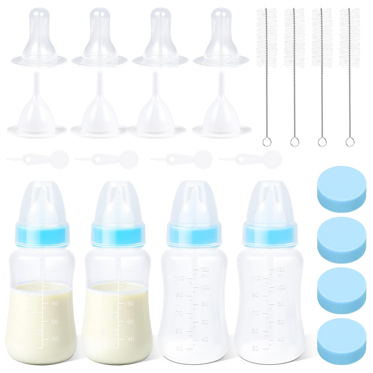UMETASS biberón para cachorros y gatitos de 4 oz, práctico para alimentación inicial.