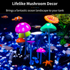 Detalle de silicona colorida y realista de Uniclife para acuario.