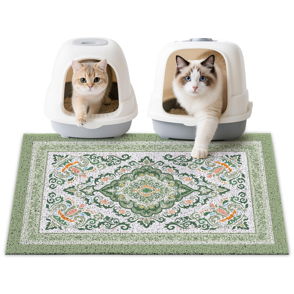 Alfombra Unicorn Catcher para arena de gato, captura arena caida y facilita la limpieza.