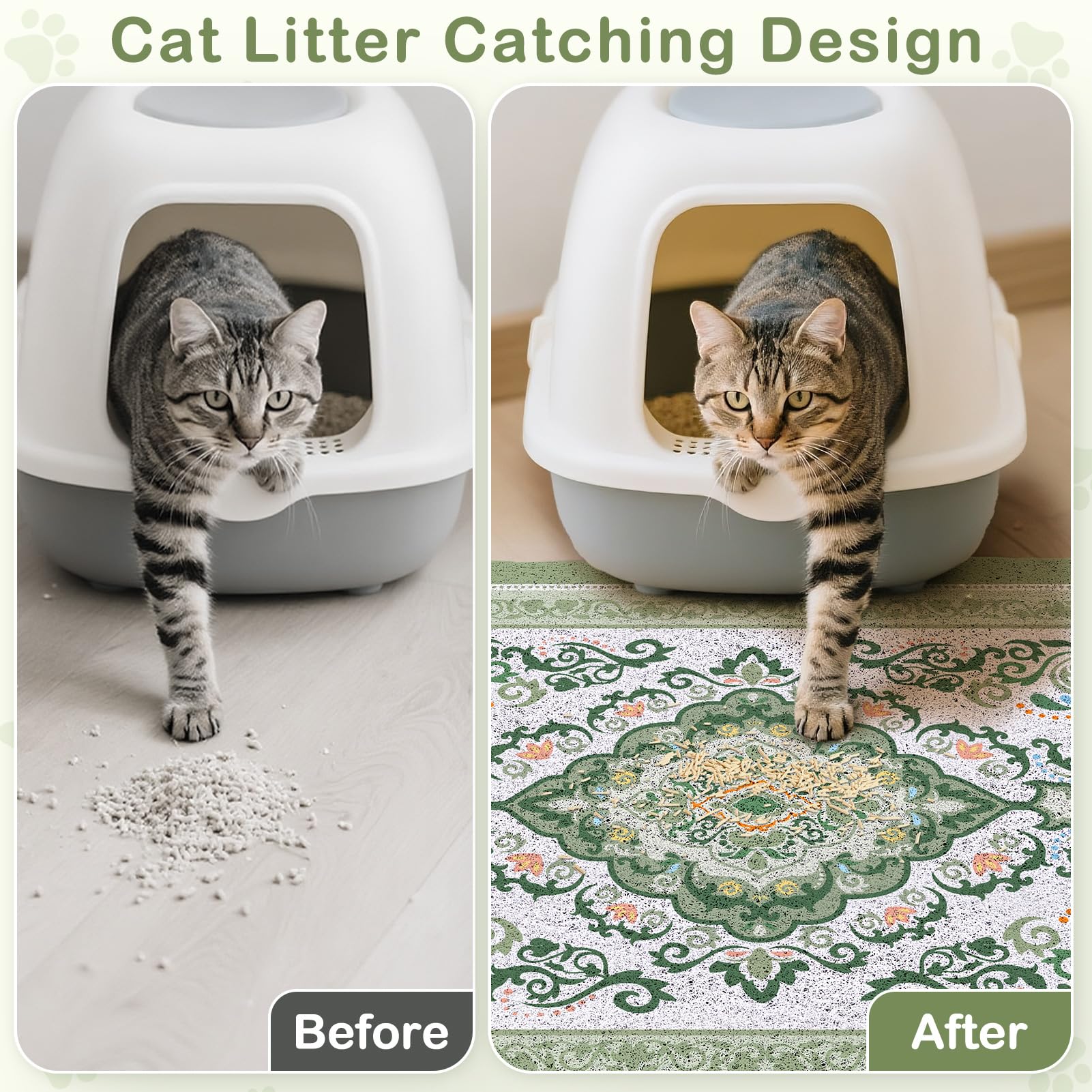 Alfombra Unicorn Catcher lavable y fácil de limpiar tras cada uso