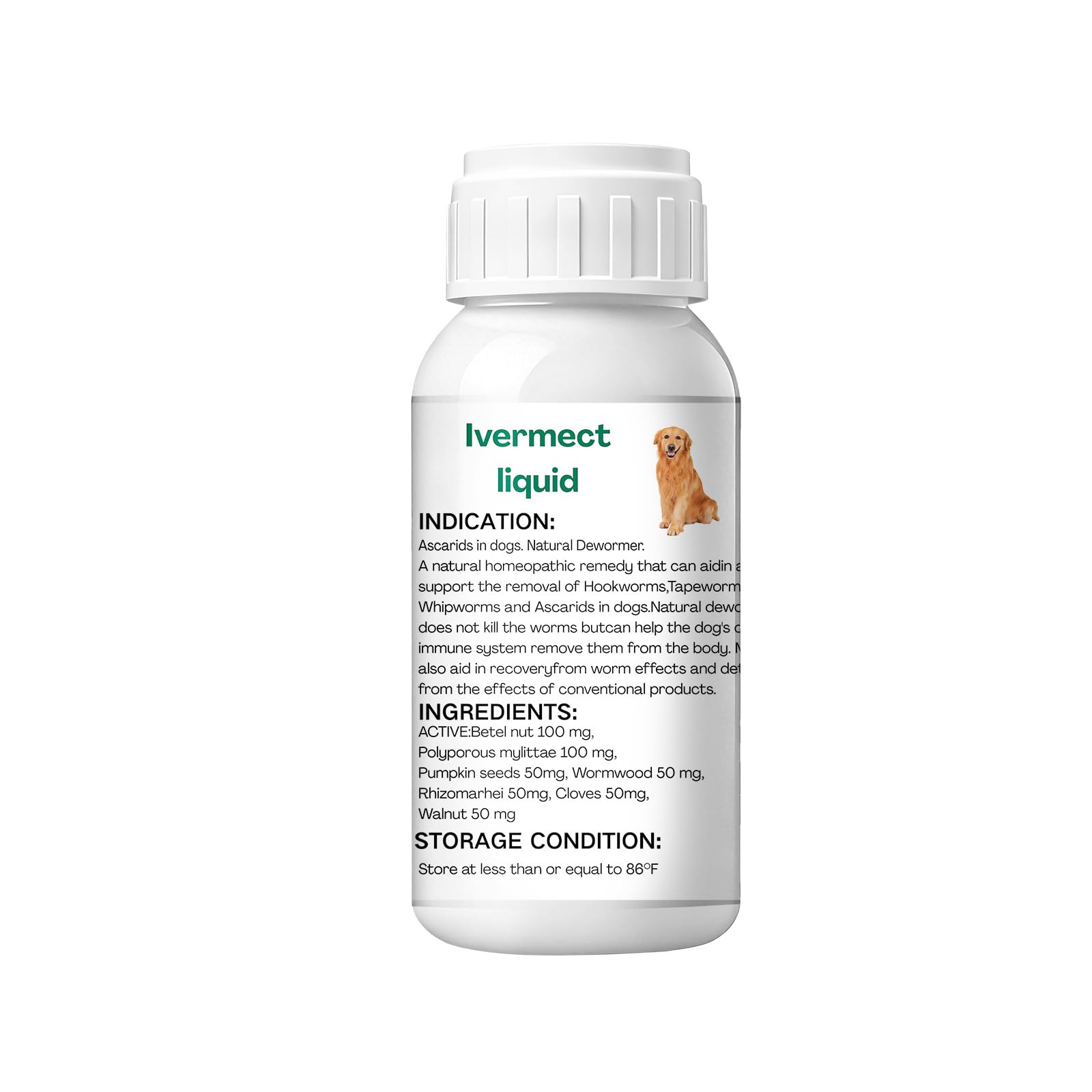 Unikuche Lvermect mezcla de ingredientes para limpieza digestiva.