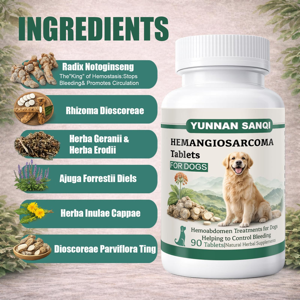 Unikuche Yunnan Sanqi para perros, manejo de derrame pericárdico