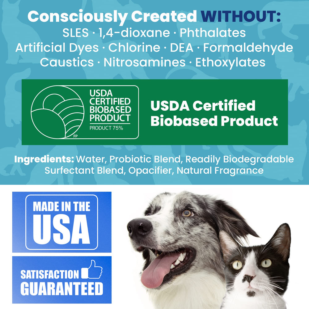 Producto formulado en Denver, Unique, cuidando hogares de mascotas sin lejías.