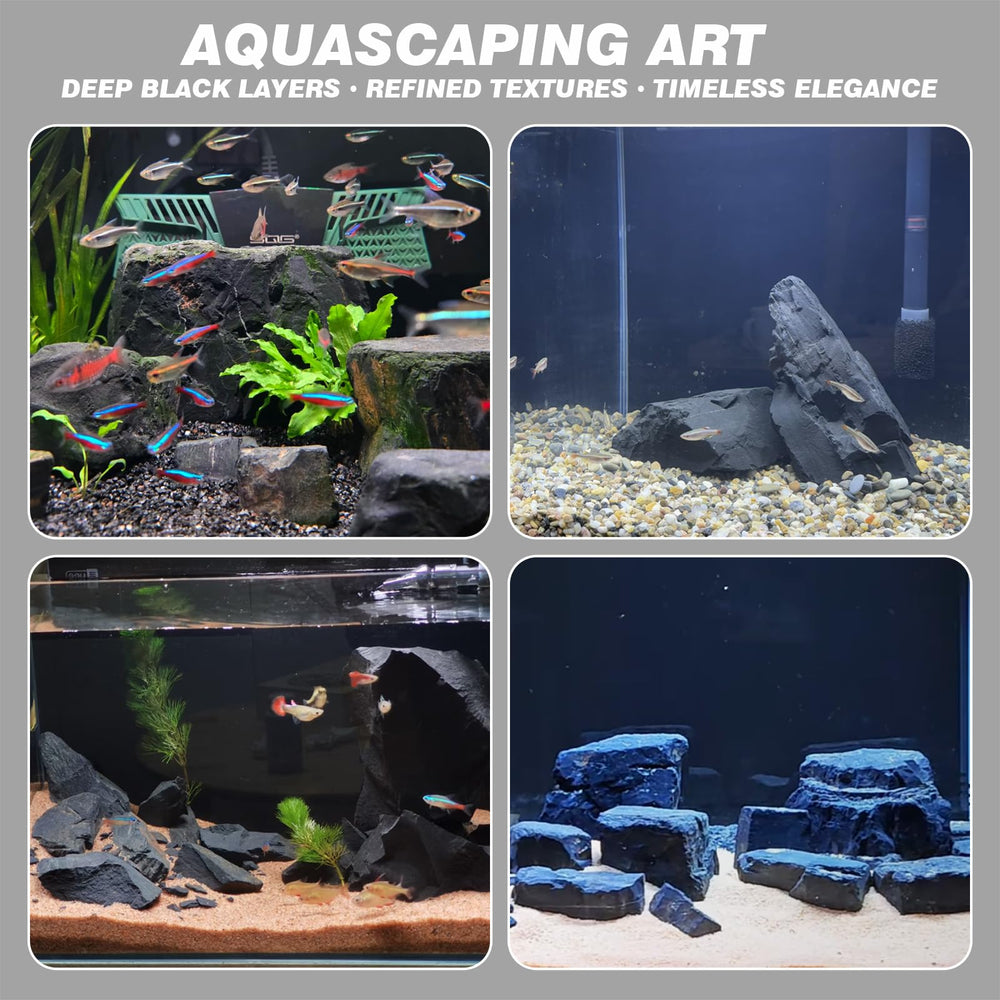 Rocas Unocho para acuario, fáciles de modelar para diseños creativos.