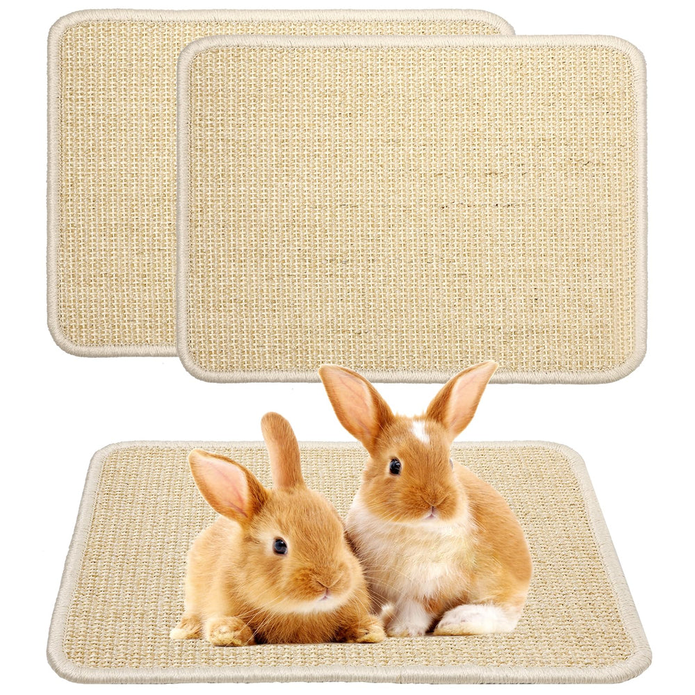 Uotey rasca-sisal para gatos y conejos, protege muebles y ofrece ejercicio.