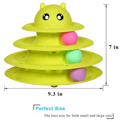 UPSKY Bolas-coloridas-juguete-gatos, entretenimiento interactivo
