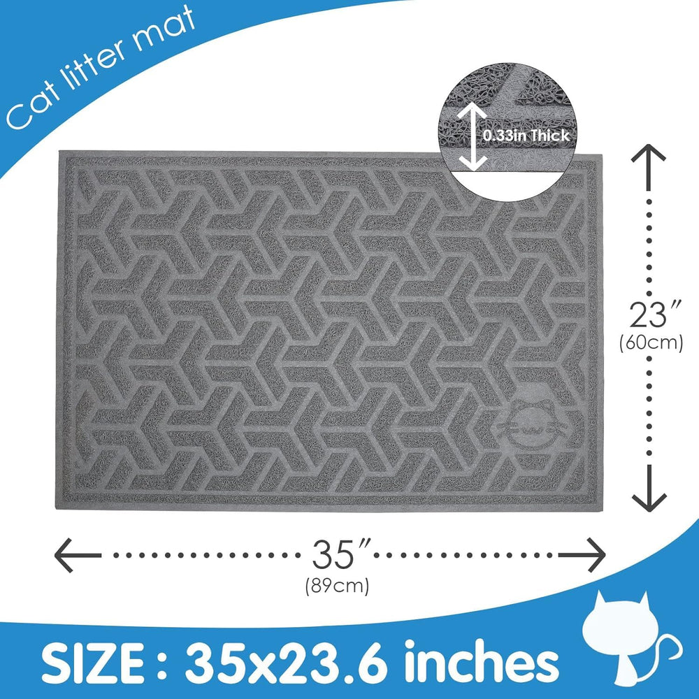 Upsky alfombrilla arena gato impermeable: protege el suelo ante líquidos y manchas.