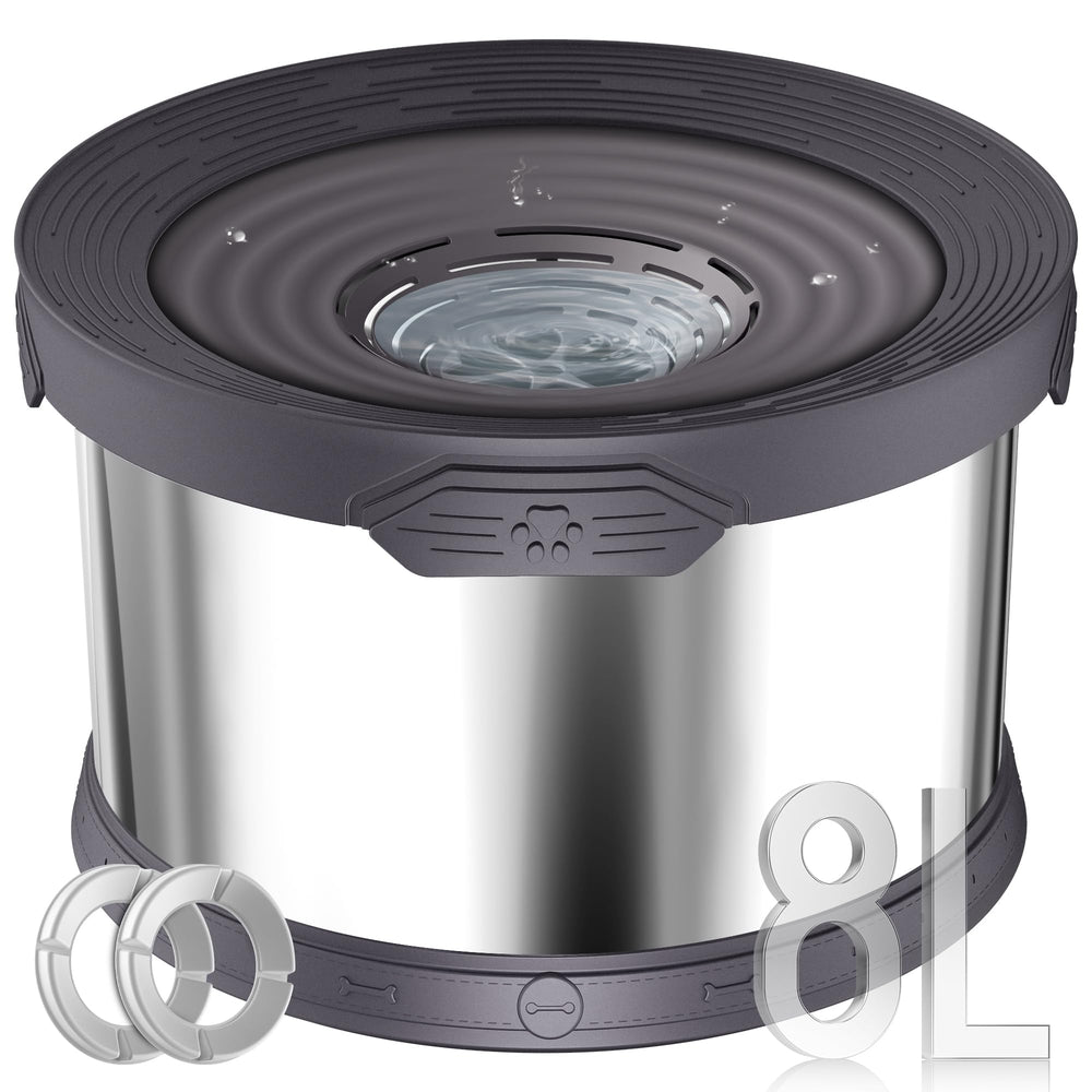 Upsky bol-agua-perro-8l sin-derrame para perros grandes y uso interior o exterior.