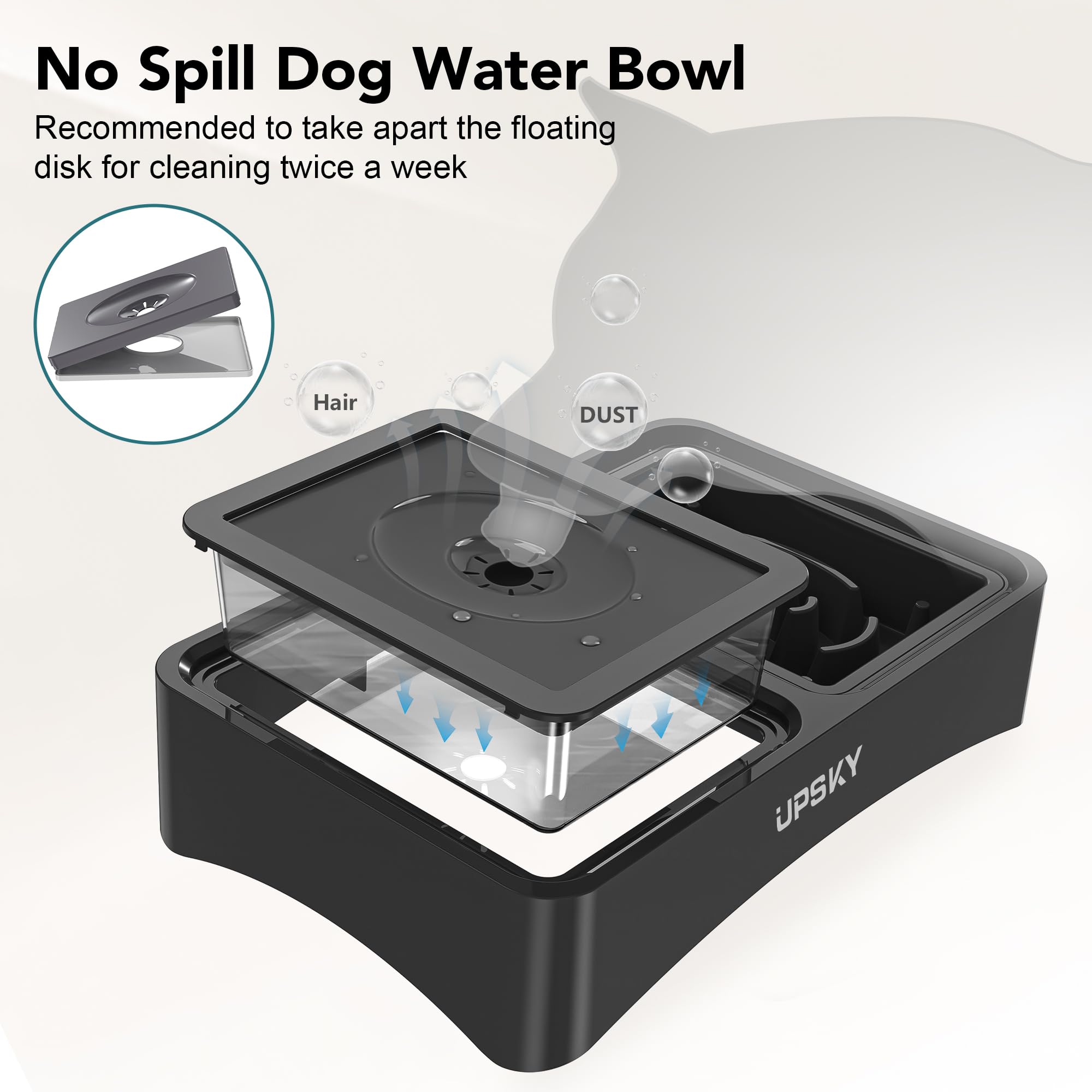 UPSKY ideal para perros pequeños y medianos en casa.