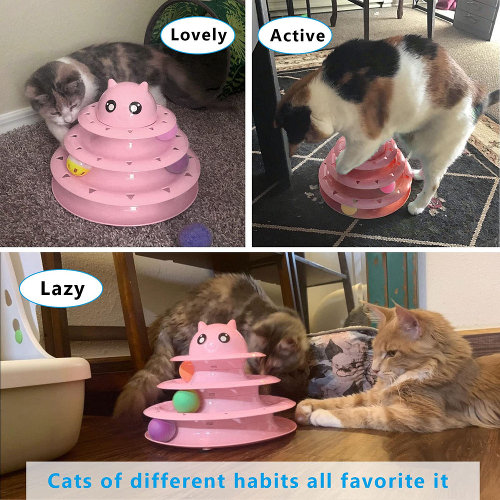 Upsky jouet pour chat à plateau rotatif facile à nettoyer et à démonter.