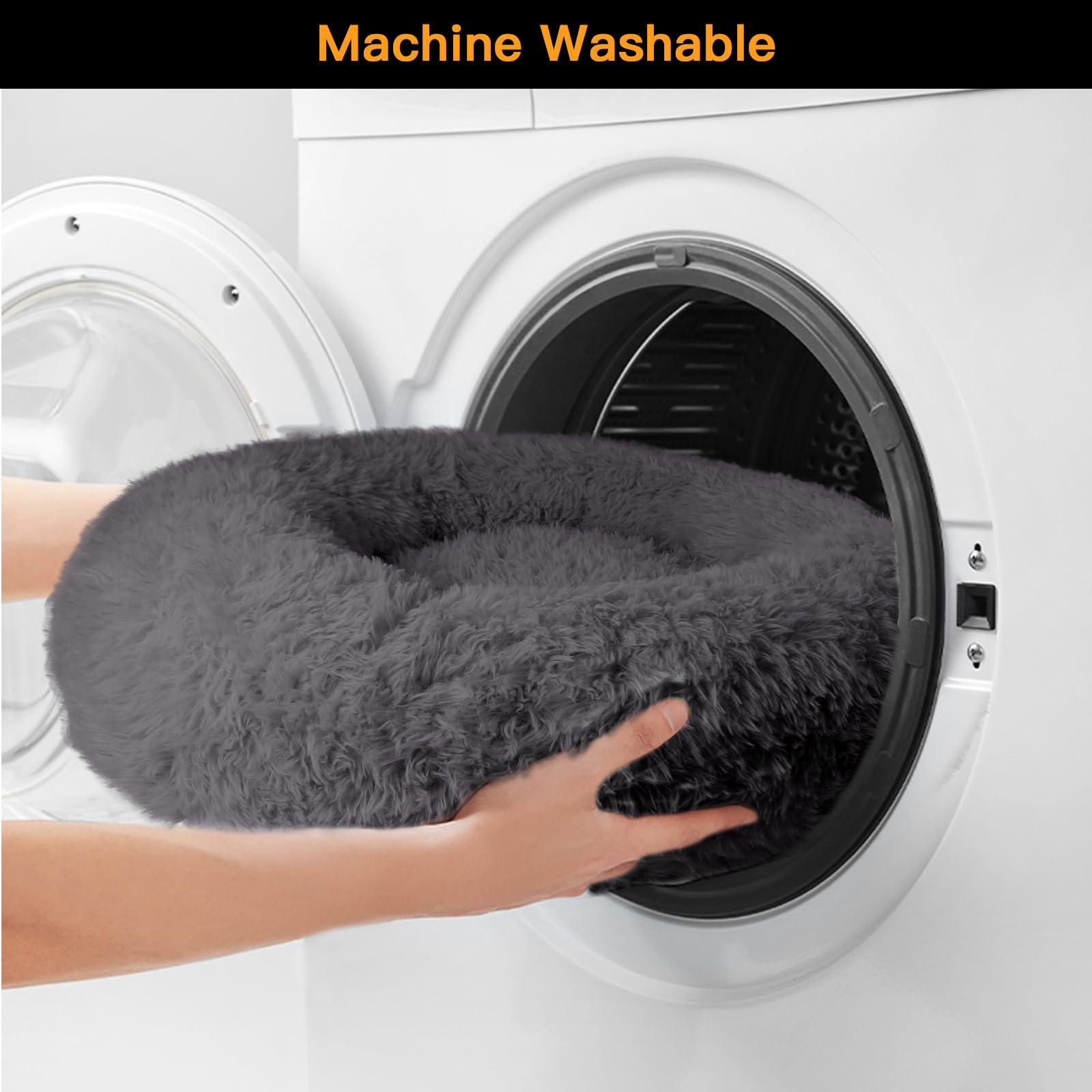 URGVANZ PET Lavable a máquina para limpieza rápida y sencilla