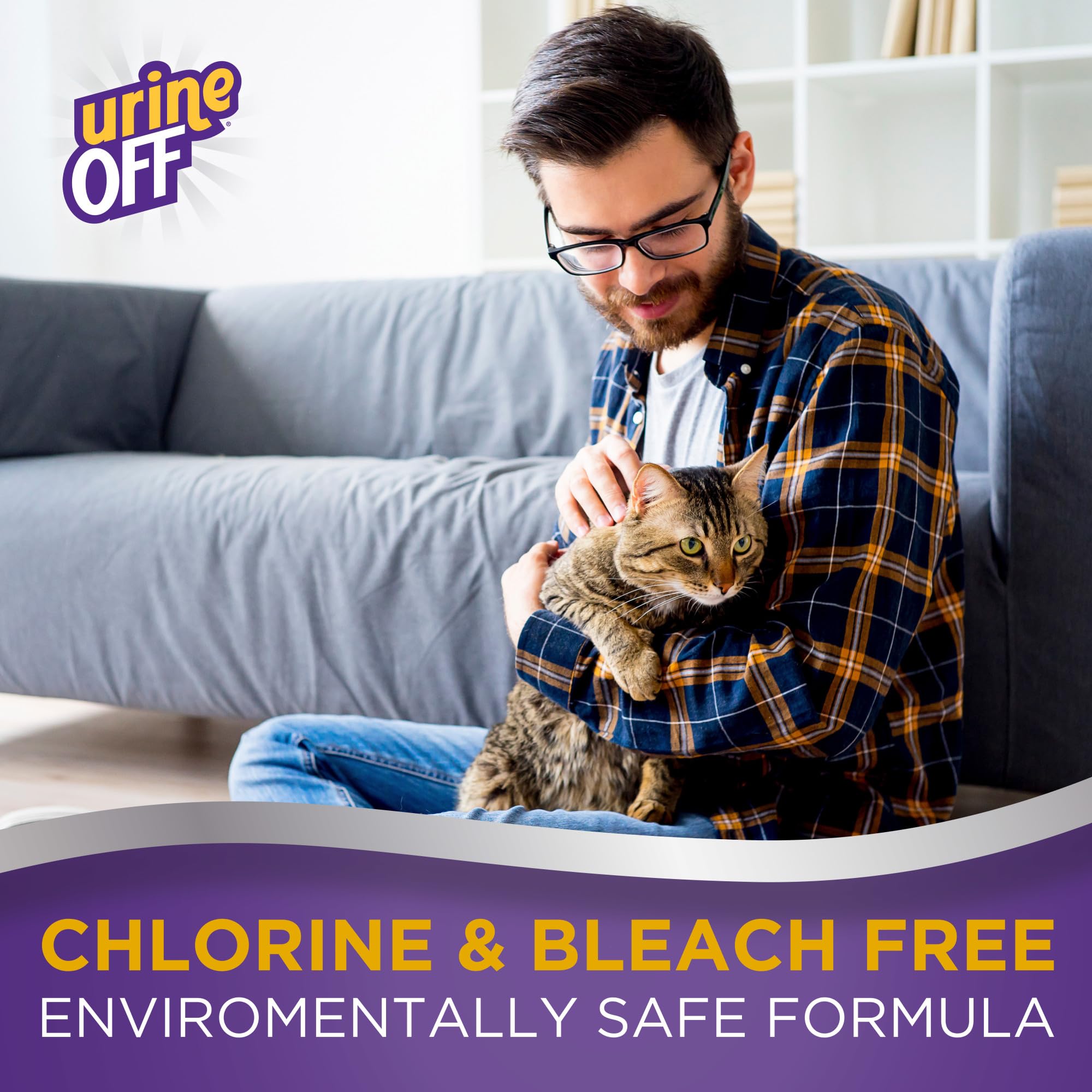 Urine Off: uso diario que mantiene superficies limpias.
