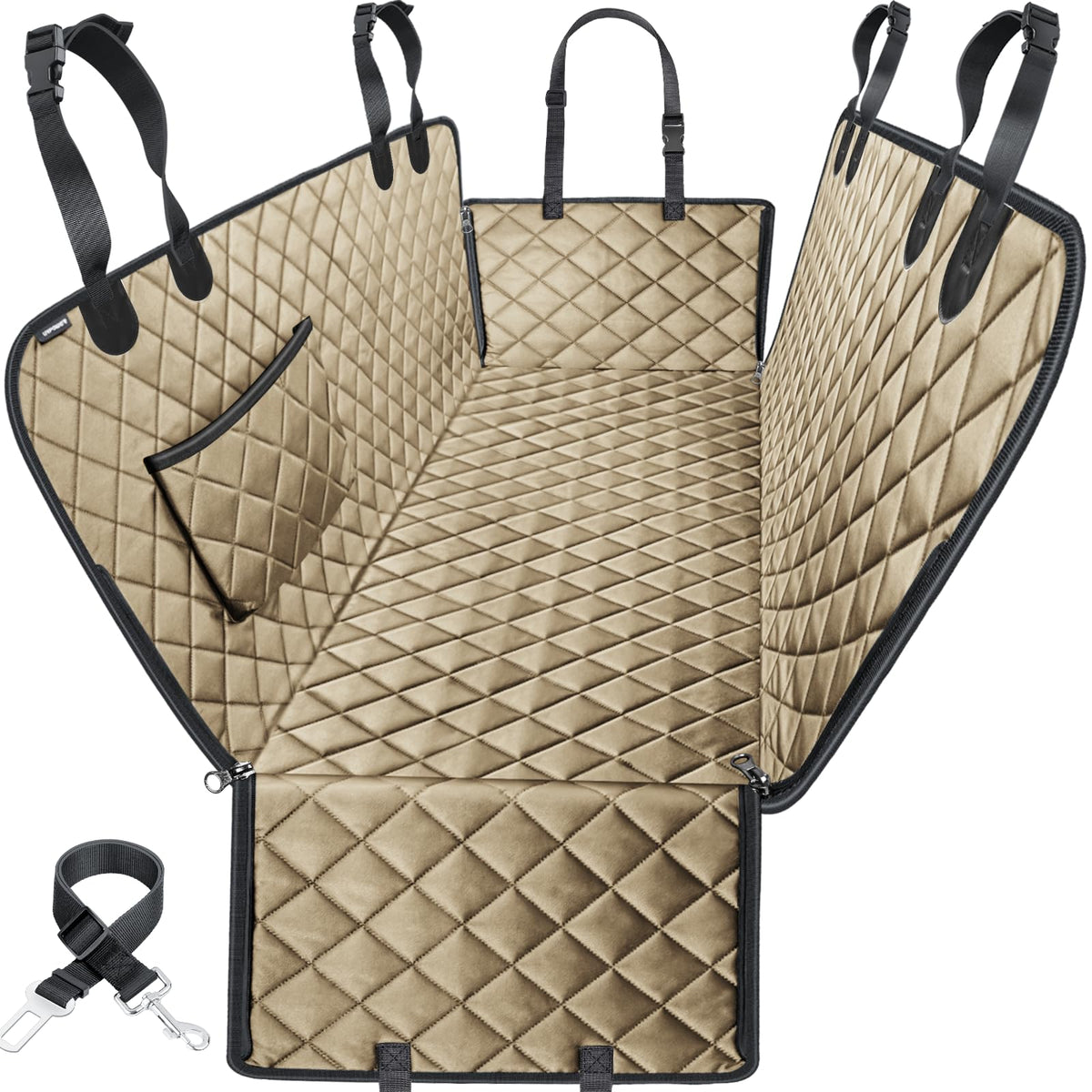URPOWER cubierta impermeable para asiento trasero de perro, protege contra barro y líquidos.