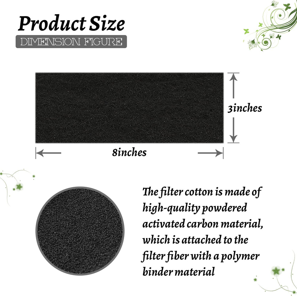 USEAMIE filtro de carbono activado, muestra absorción de olores.
