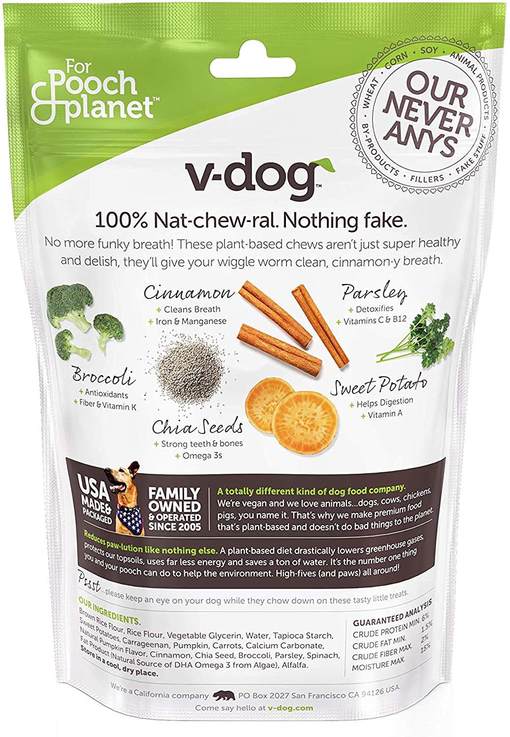 Ingrédients : patate douce pour une digestion équilibrée chez les chiens.