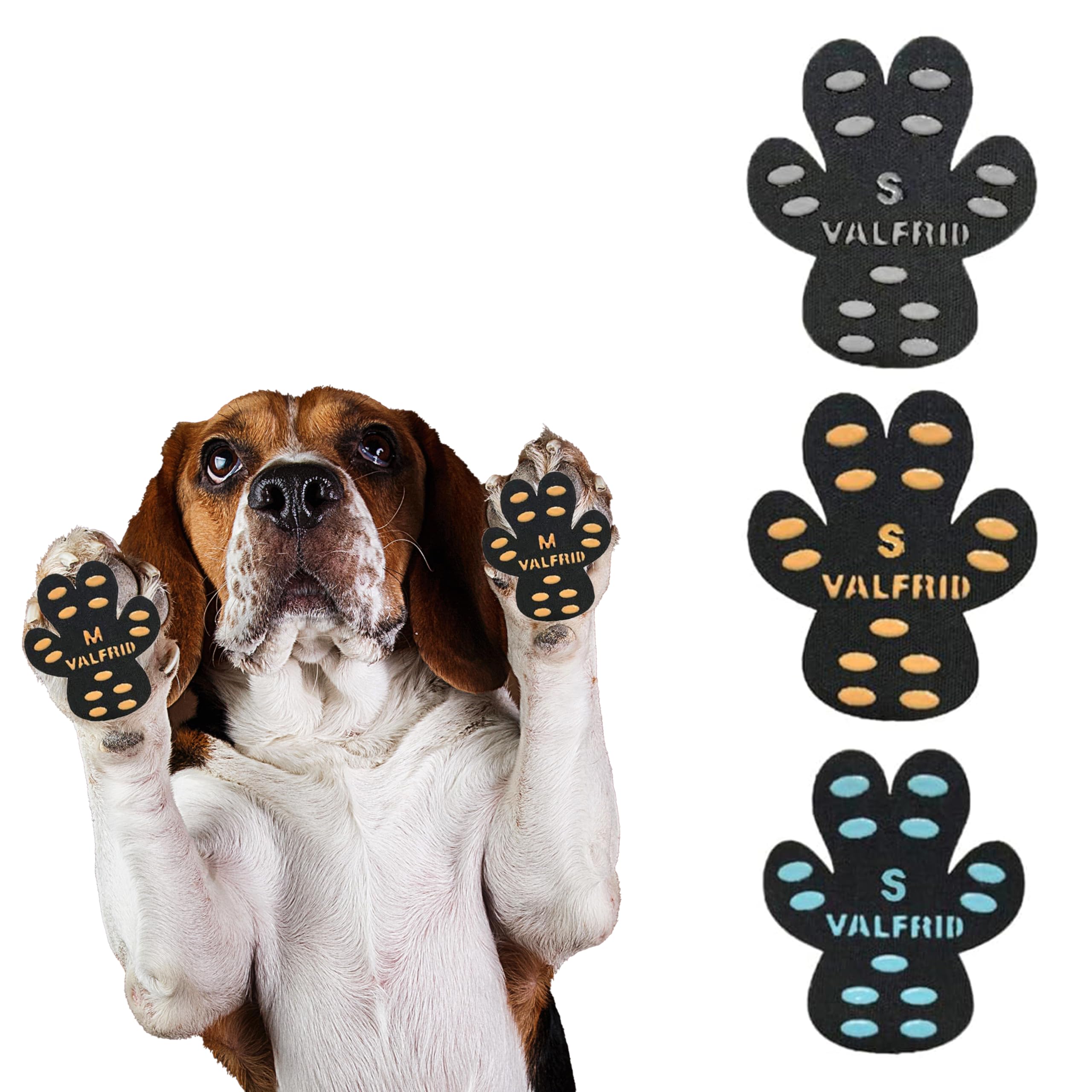 Valfrid patitas para perro con tracción mejorada en suelos resbaladizos.