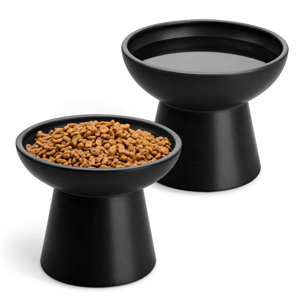 Vancasso platillos elevados para gato, conjunto práctico para comidas equilibradas.